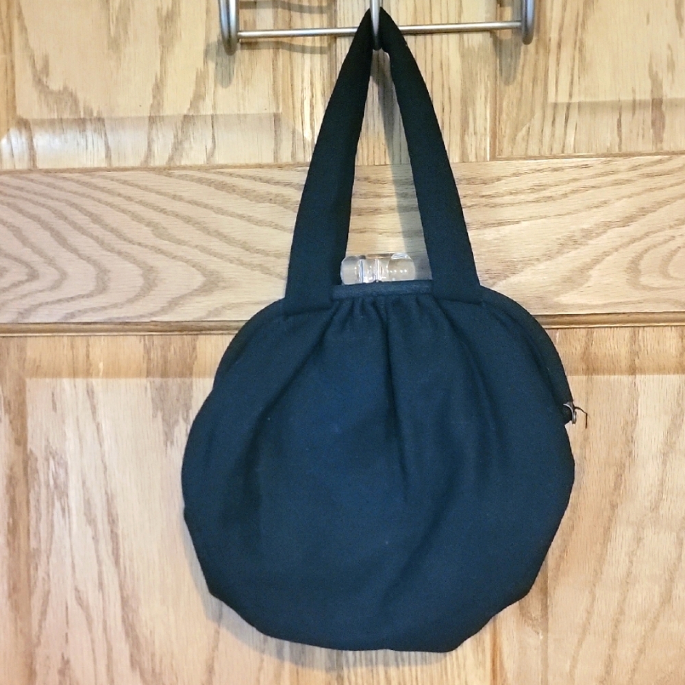 Vintage Black Clutch Purse
